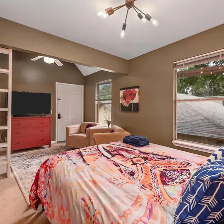 Boho-Inspired Haven With Free Park Apartment Houston Exterior photo